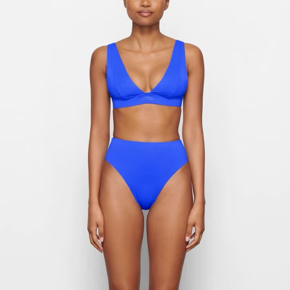 Skims Blue Swim 3 Piece Set